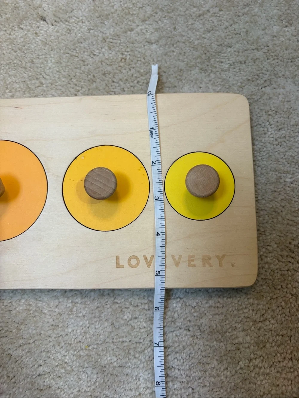 Lovevery Circle of Friends Puzzle – Montessori Wooden Learning Toy